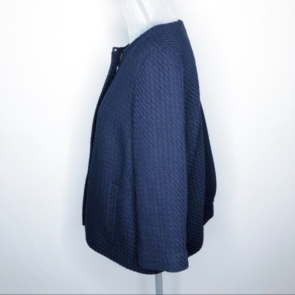 Talbots Blazer NWOT Zip Up 3/4 Length 12P (A51) - Picture 2 of 7